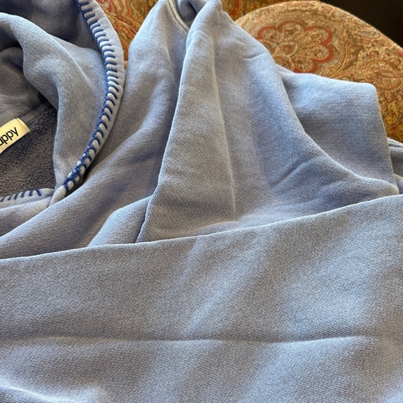Light purple Gray MADHAPPY Hoodie with Front Pocket - Picture 5 of 6